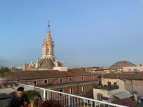 Udsigt fra tagterrassen