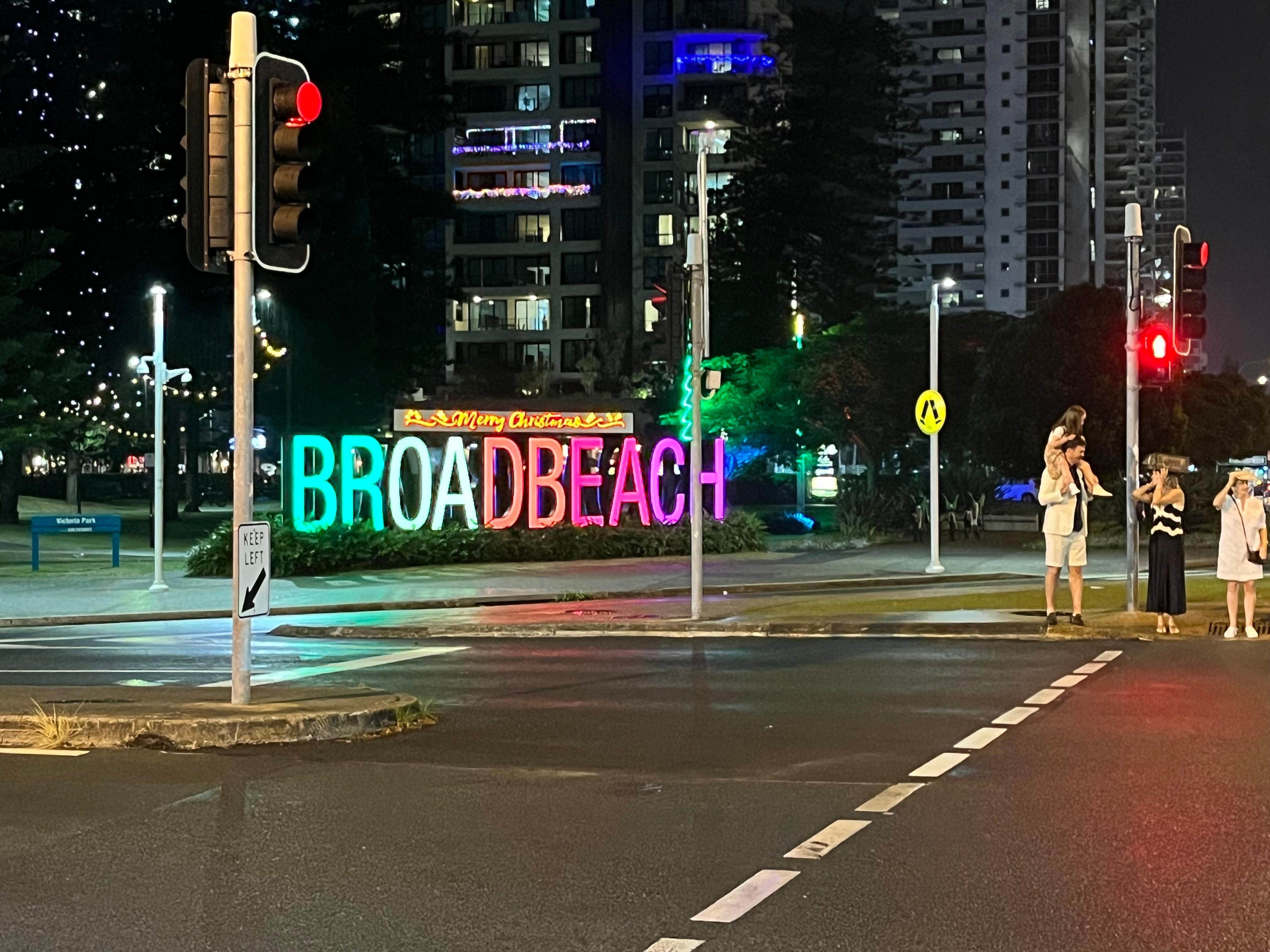 The view from the Gold Coast Highway 