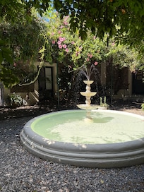 Jardim frente ao quarto