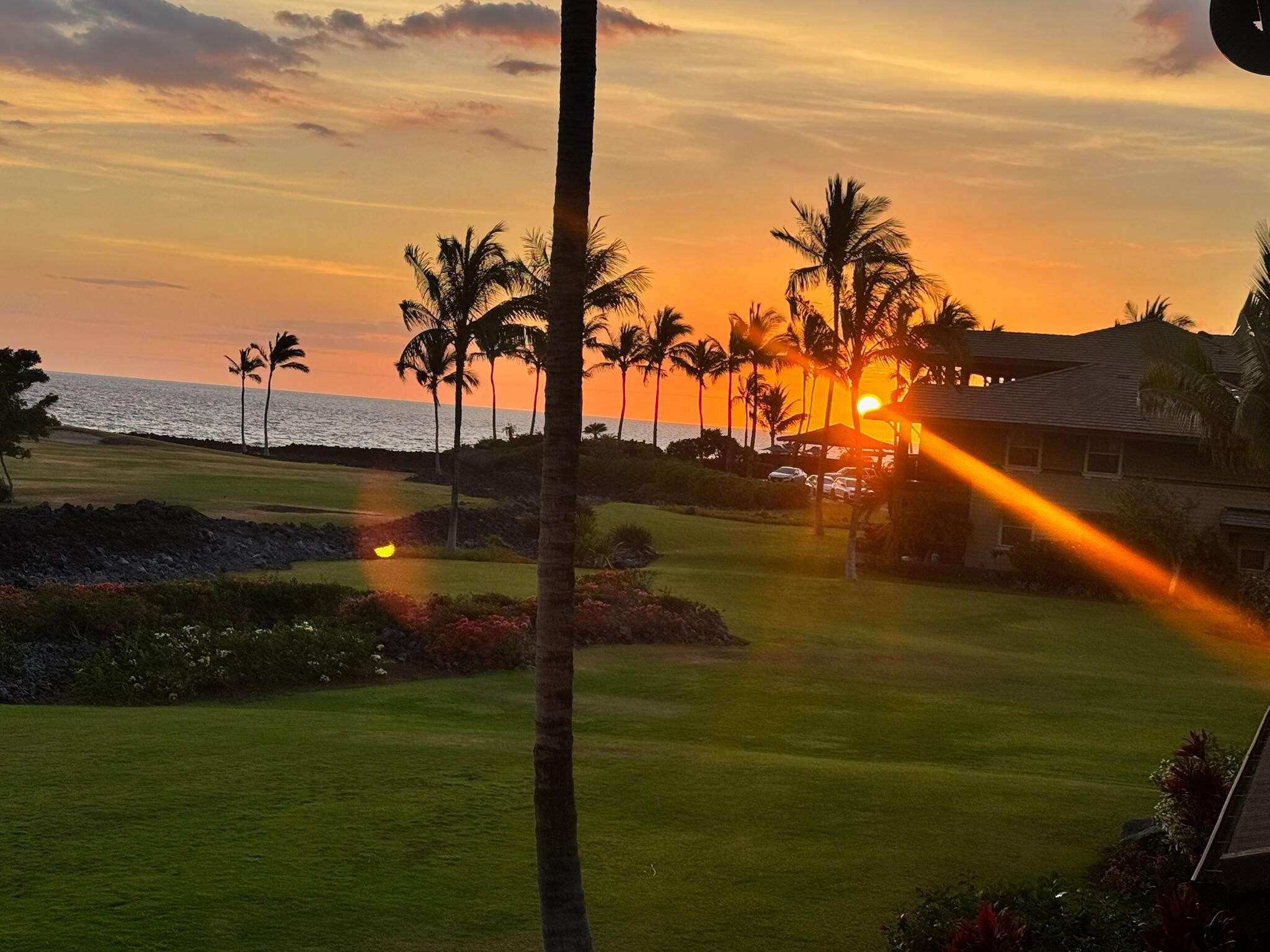 Sunset from the condo patio