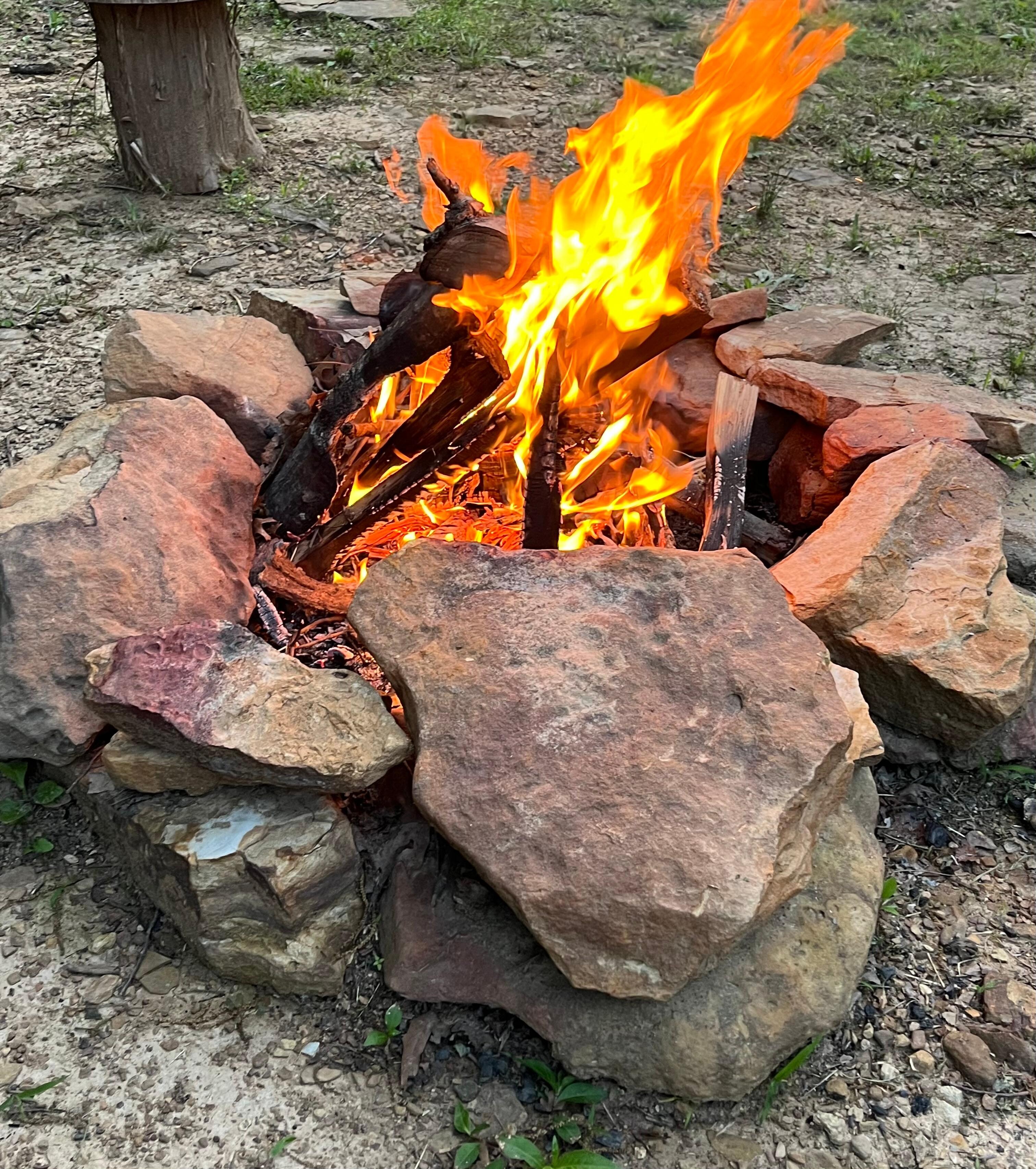 Everything you need for a great fire. 