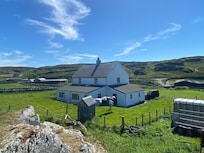 From the back of the cottage looking south