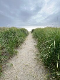 Walk out the door to beautiful dunes.