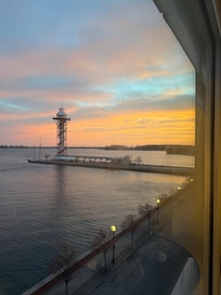 View in the morning from our room