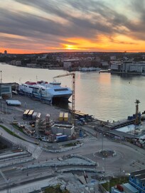 Sunset view from hotel