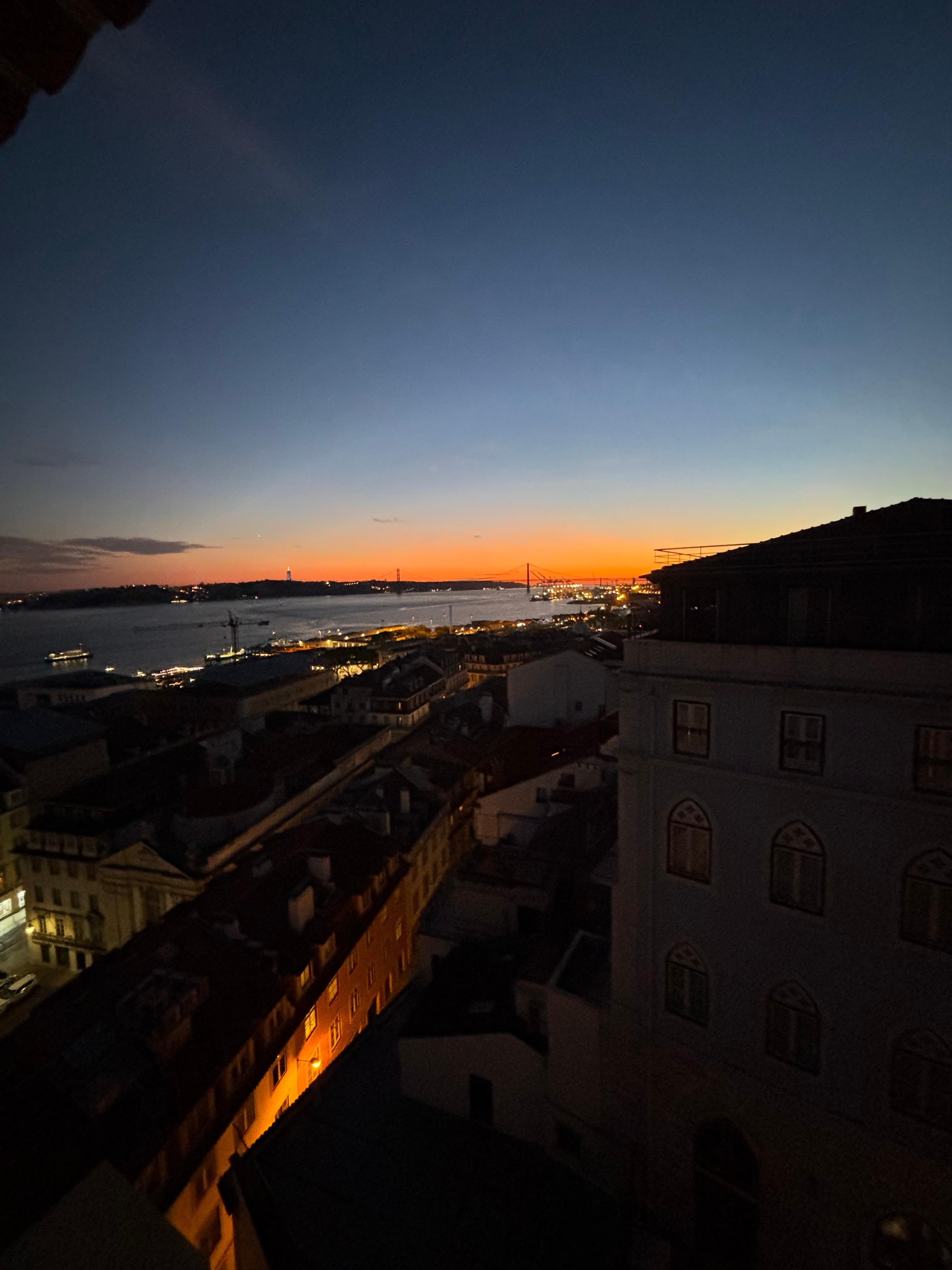 Sunset from apartment 