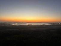 Sunrise over the beach