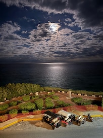 Evening view from our master suite