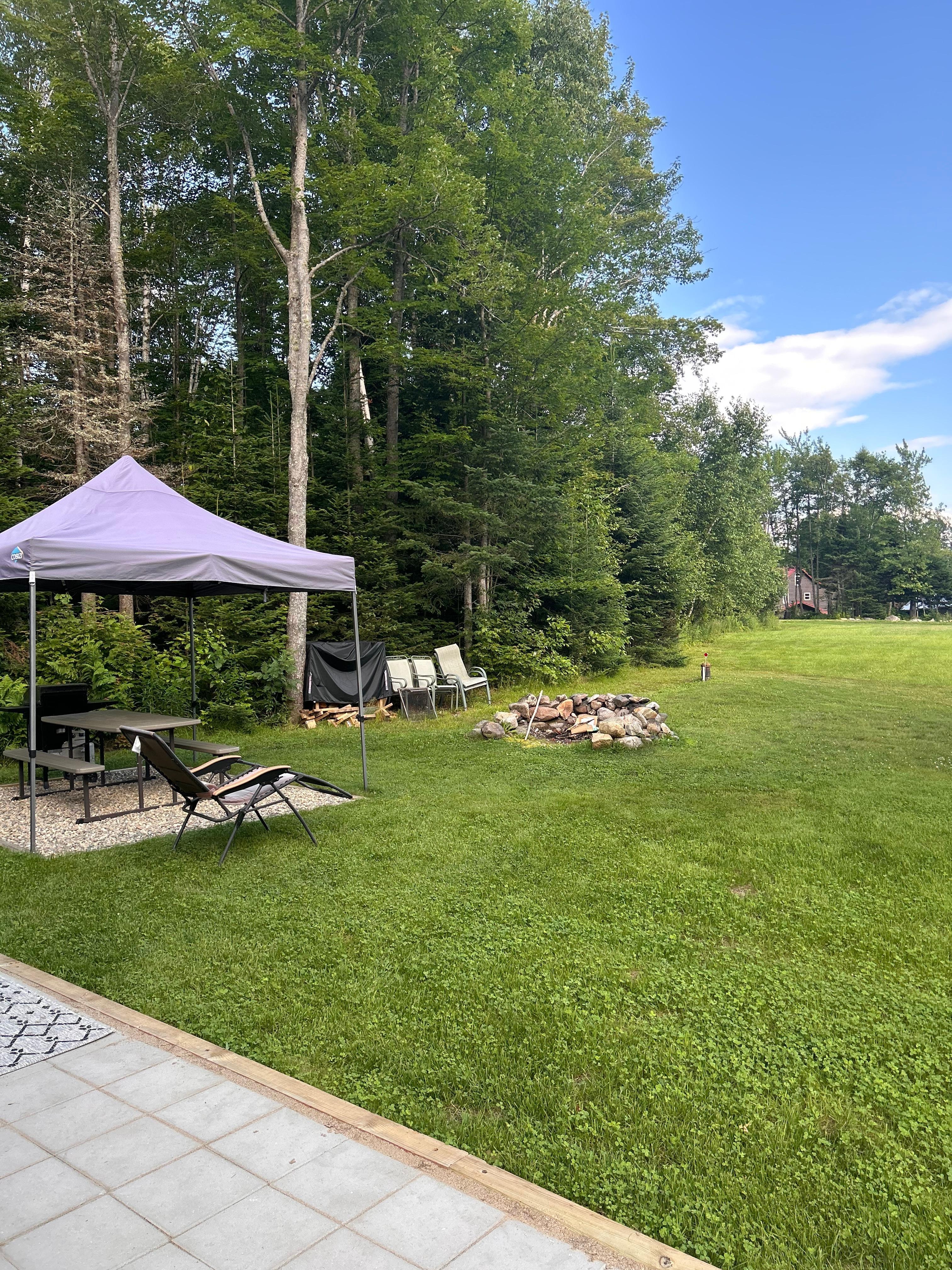 Picnic area with barbecue 