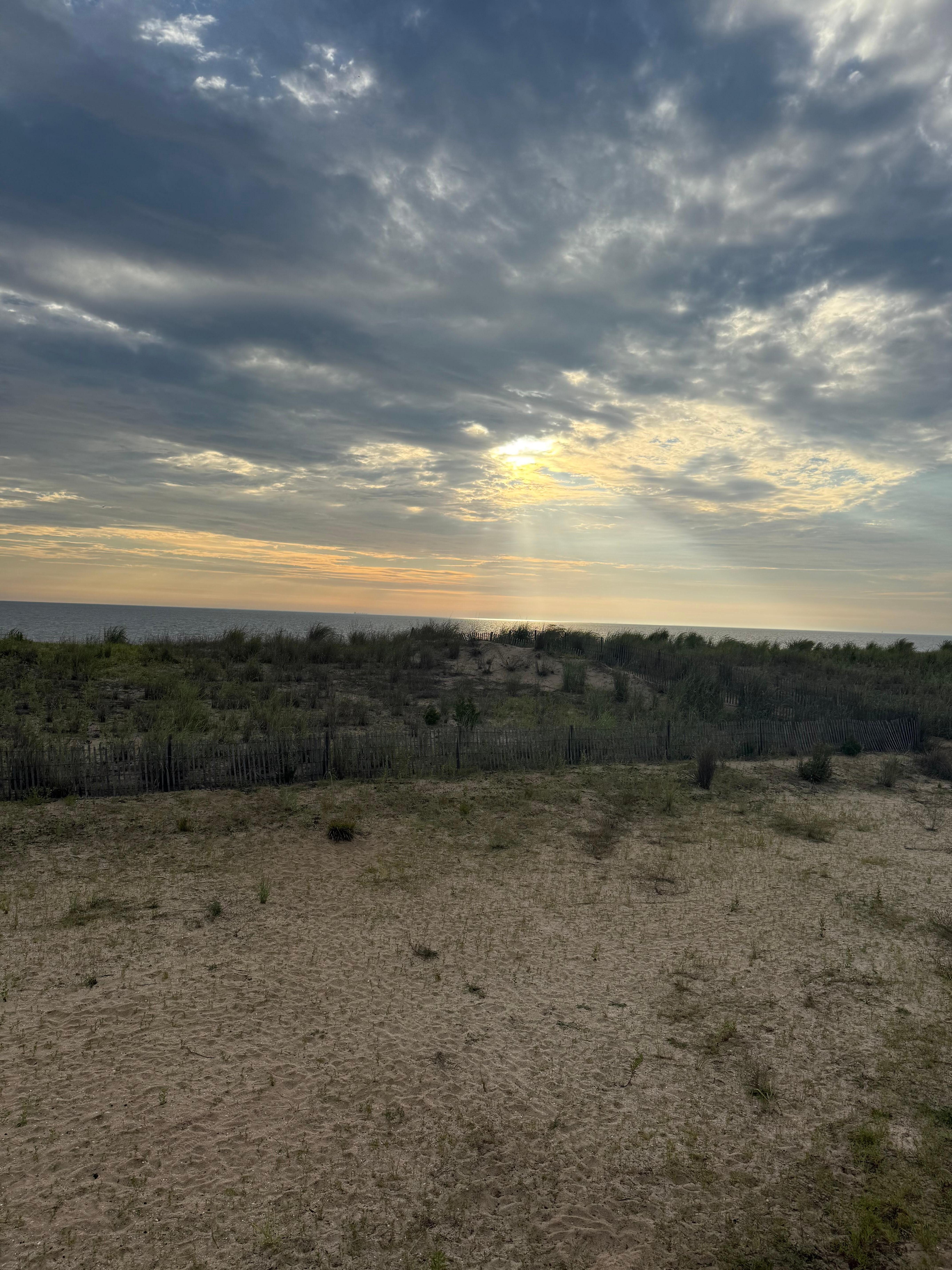 Sunrise from the deck