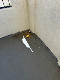 Butts cigarettes by our door