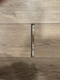 Kitchen gap in flooring