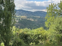 View across the valley