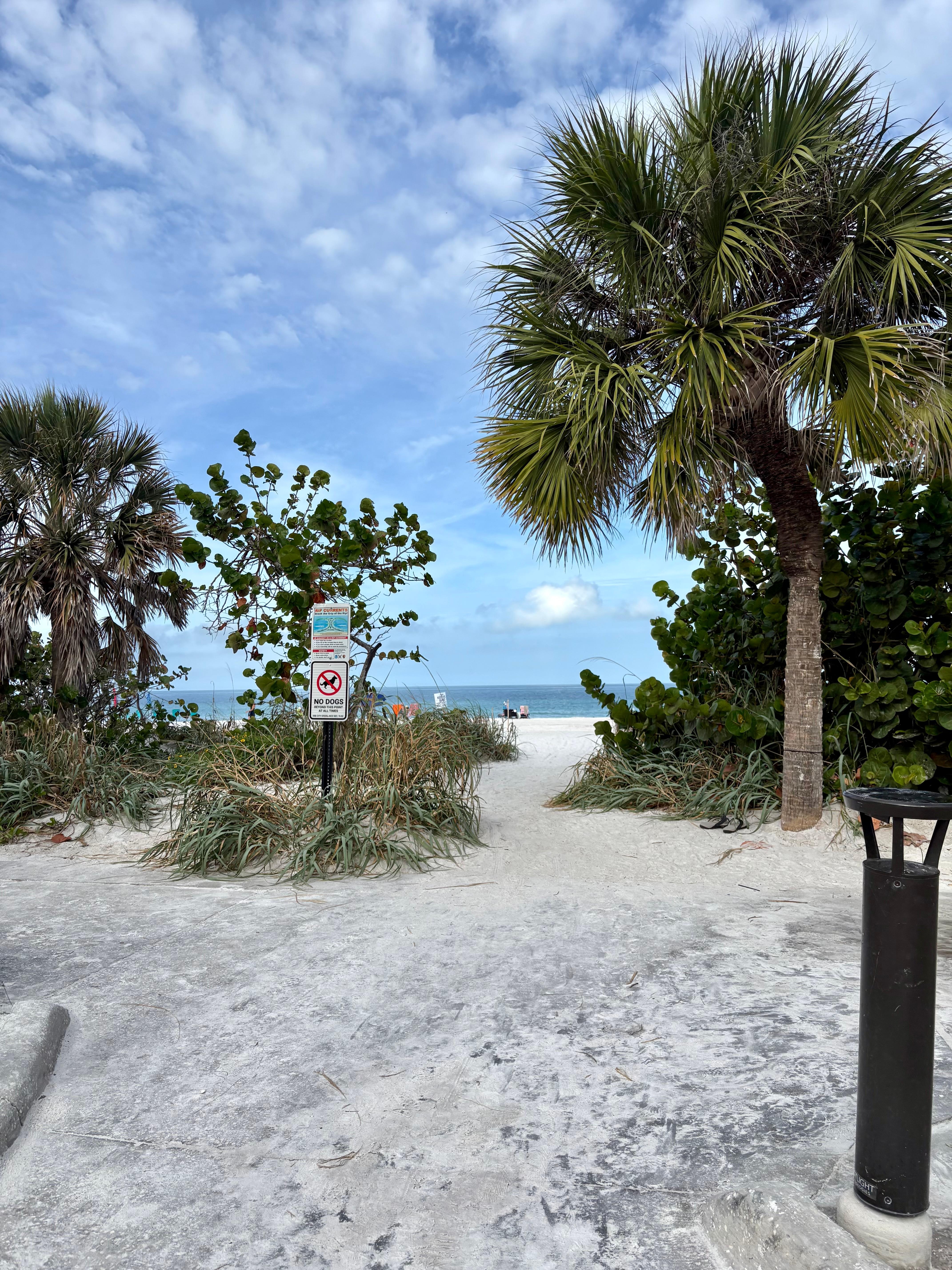 Very short walk to the beach