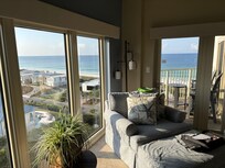 View from living room couch