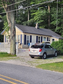View of cottage from across street.