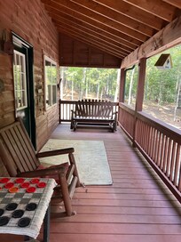 Porch sitting was the best.