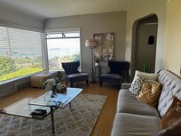 large windows in living room