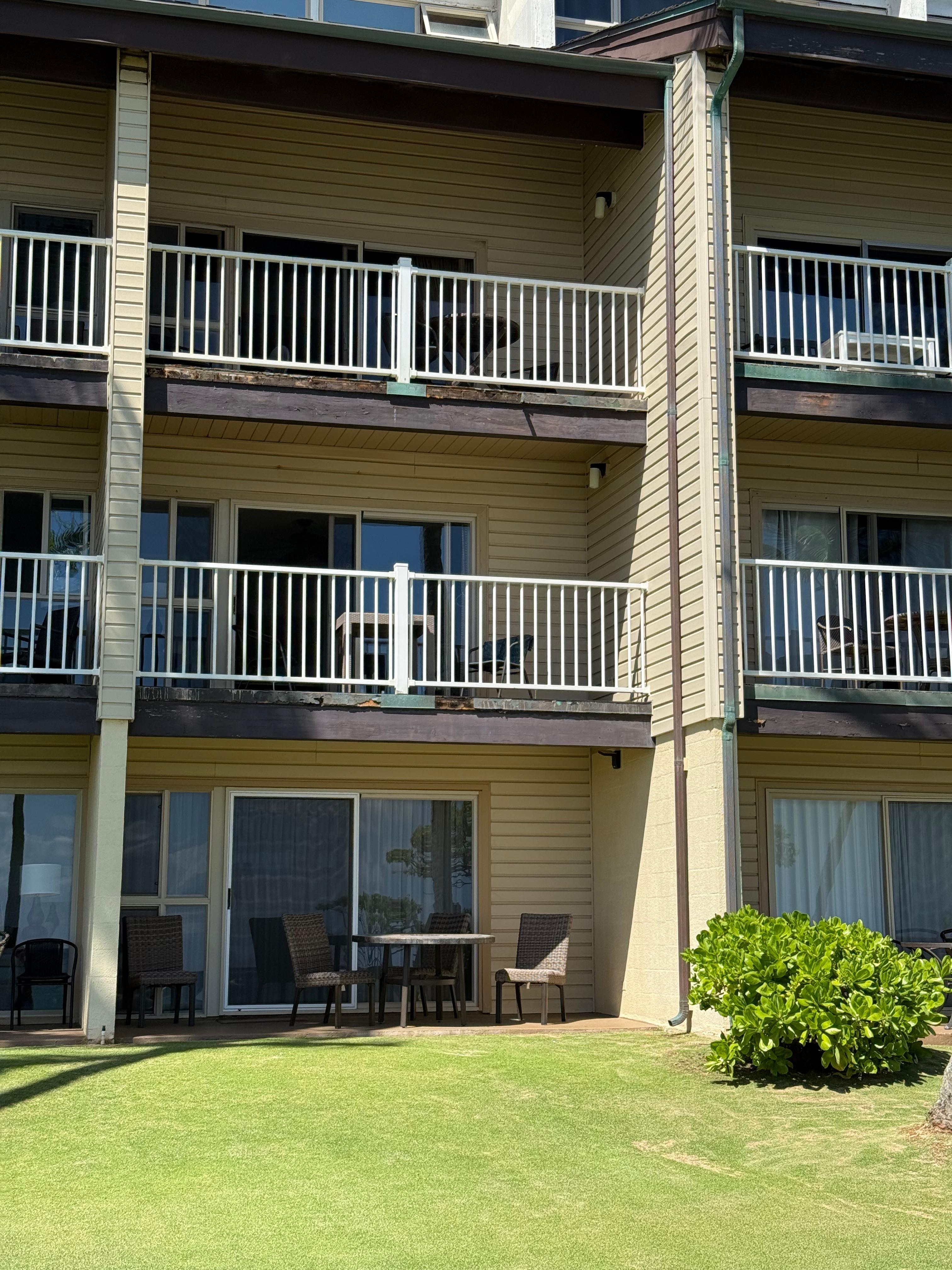 Second floor was our unit. 