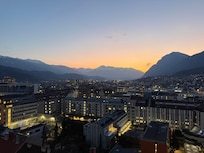 Sunset view from the balcony on the 12th floor