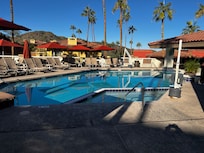 Multiple pools of various sizes.