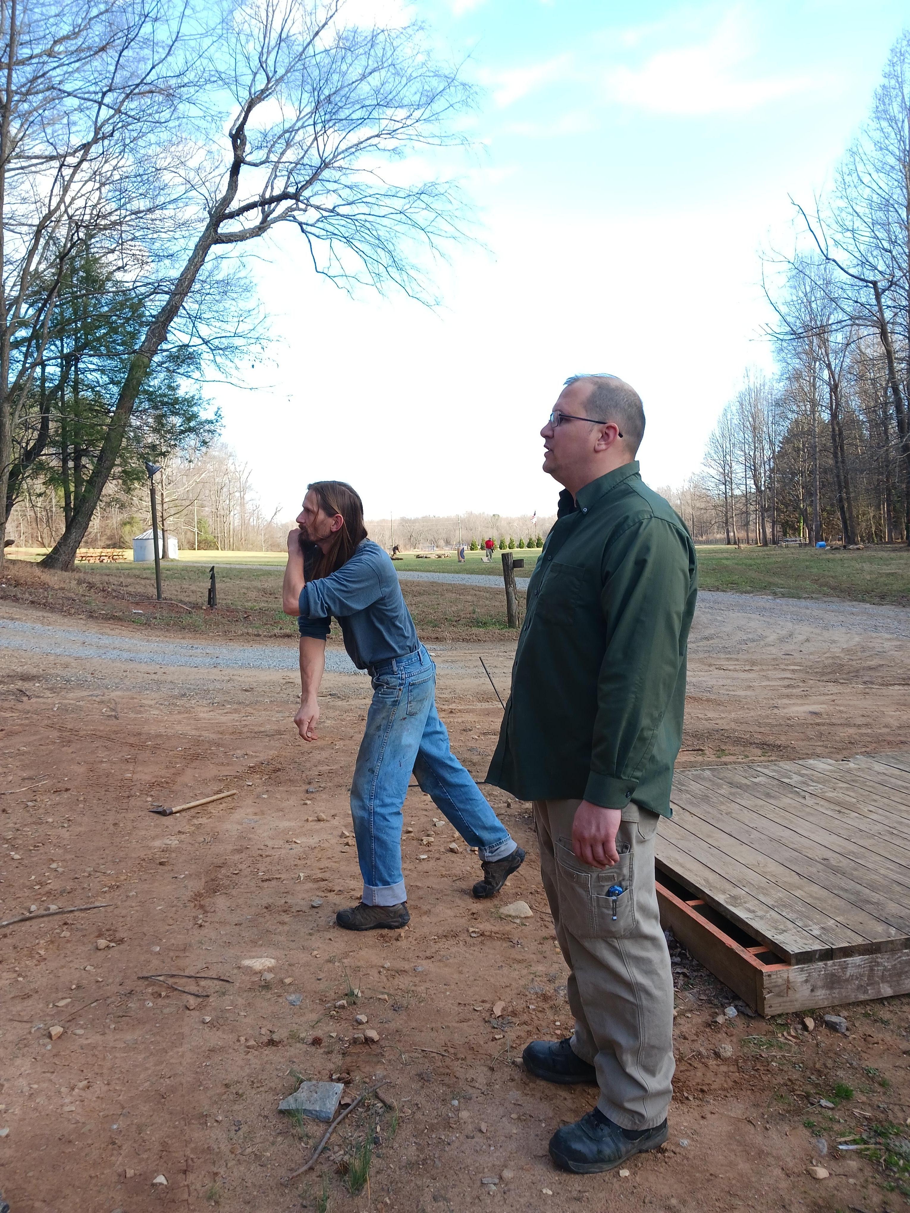 Was nice to have a target available. 