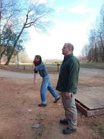 Was nice to have a target available.