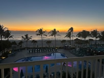 View from room sunset