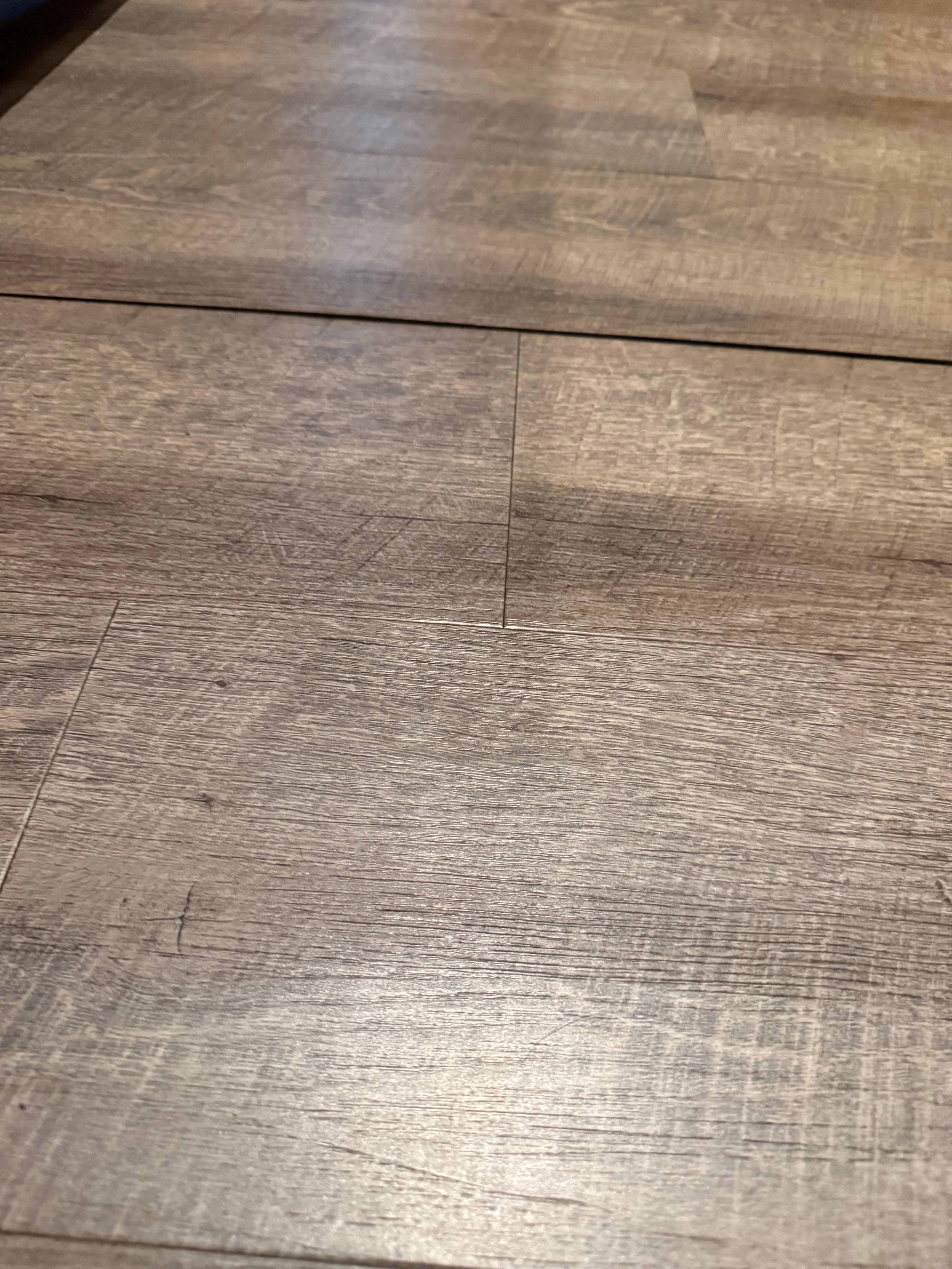 Floor WILL pinch you. Wear shoes. 