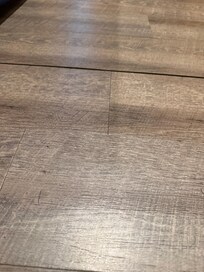 Floor WILL pinch you. Wear shoes.