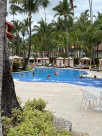 A view of the one of the club pools.