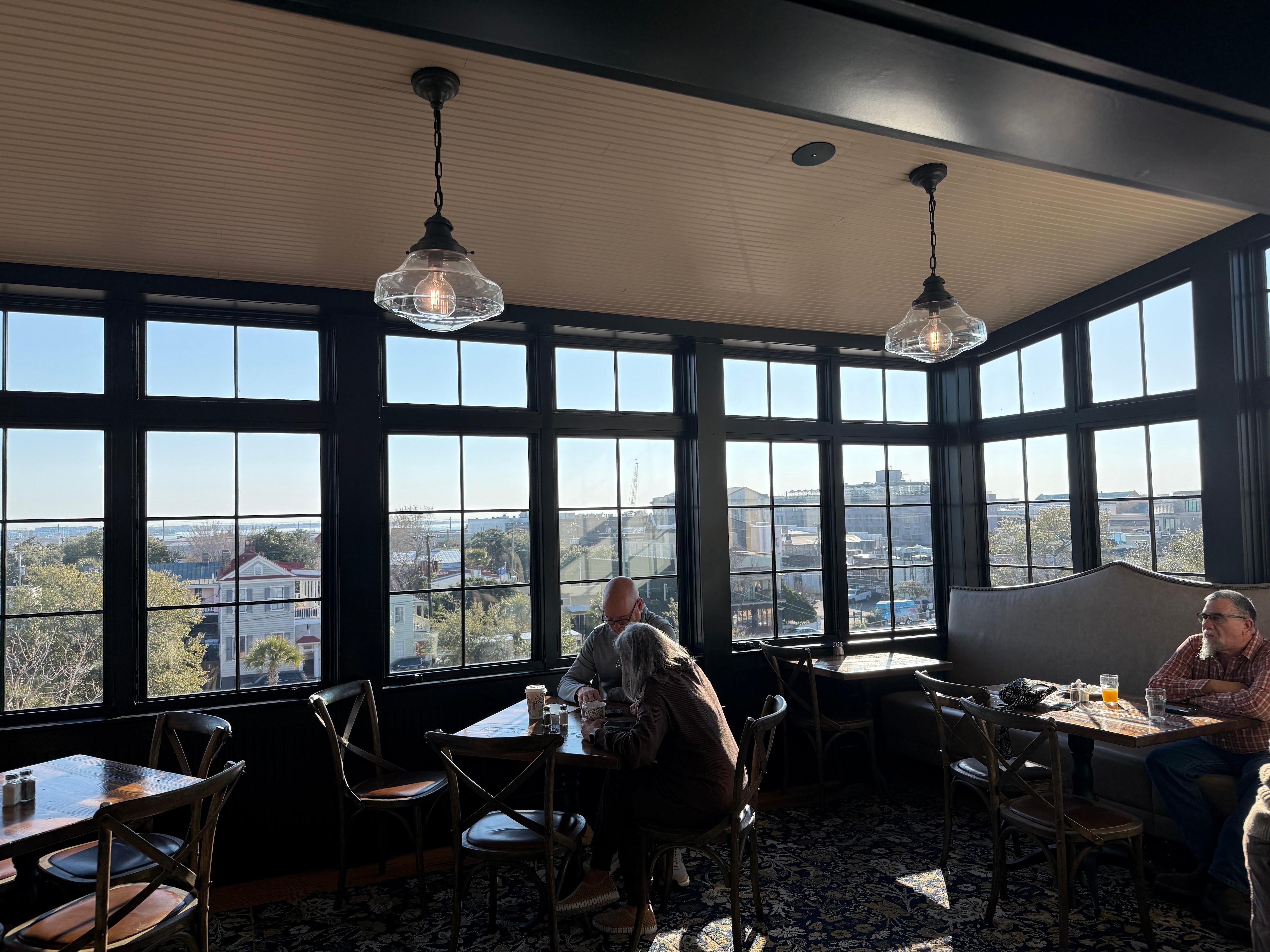 View from 4th floor dining area