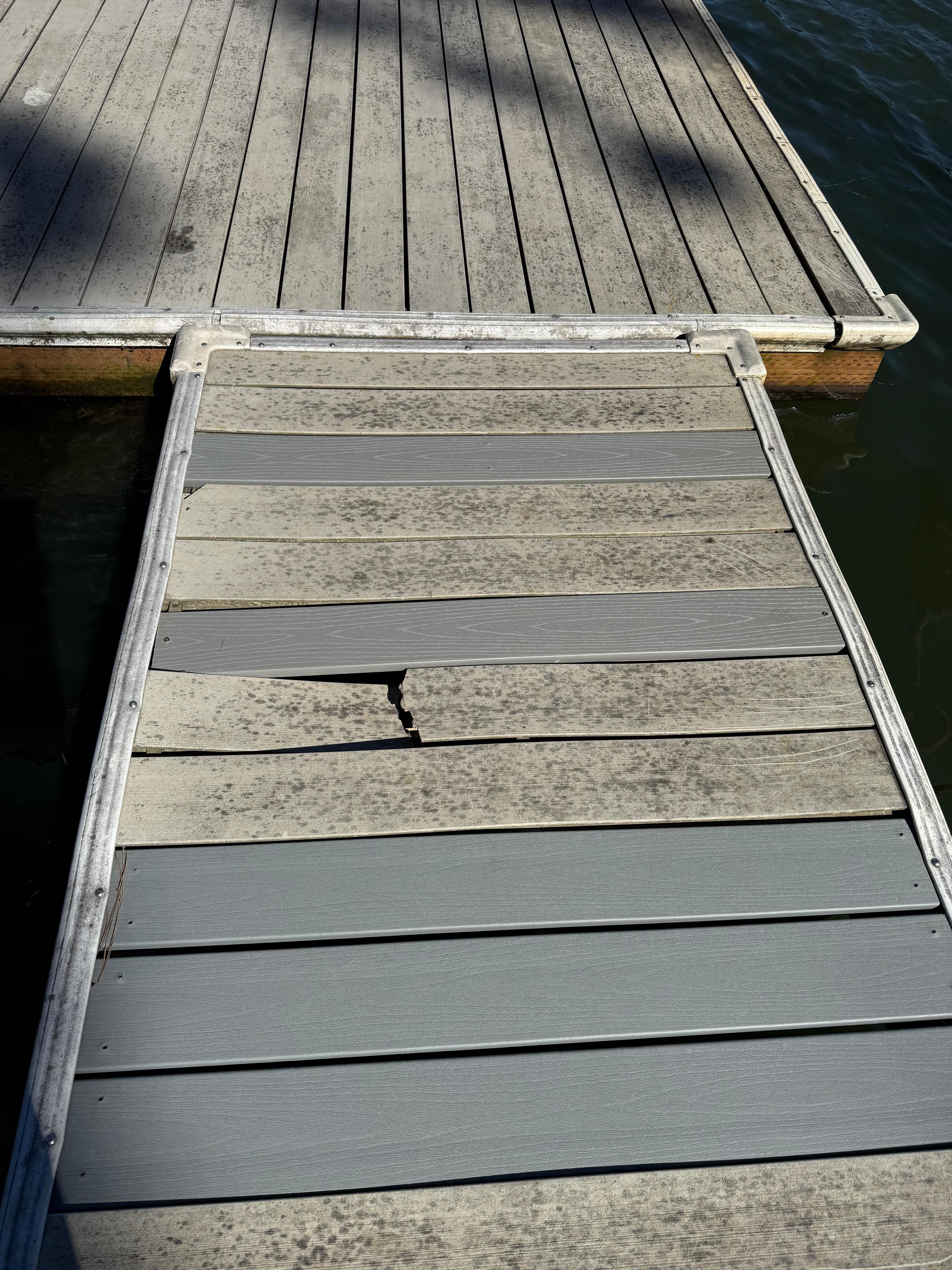 hole in the dock