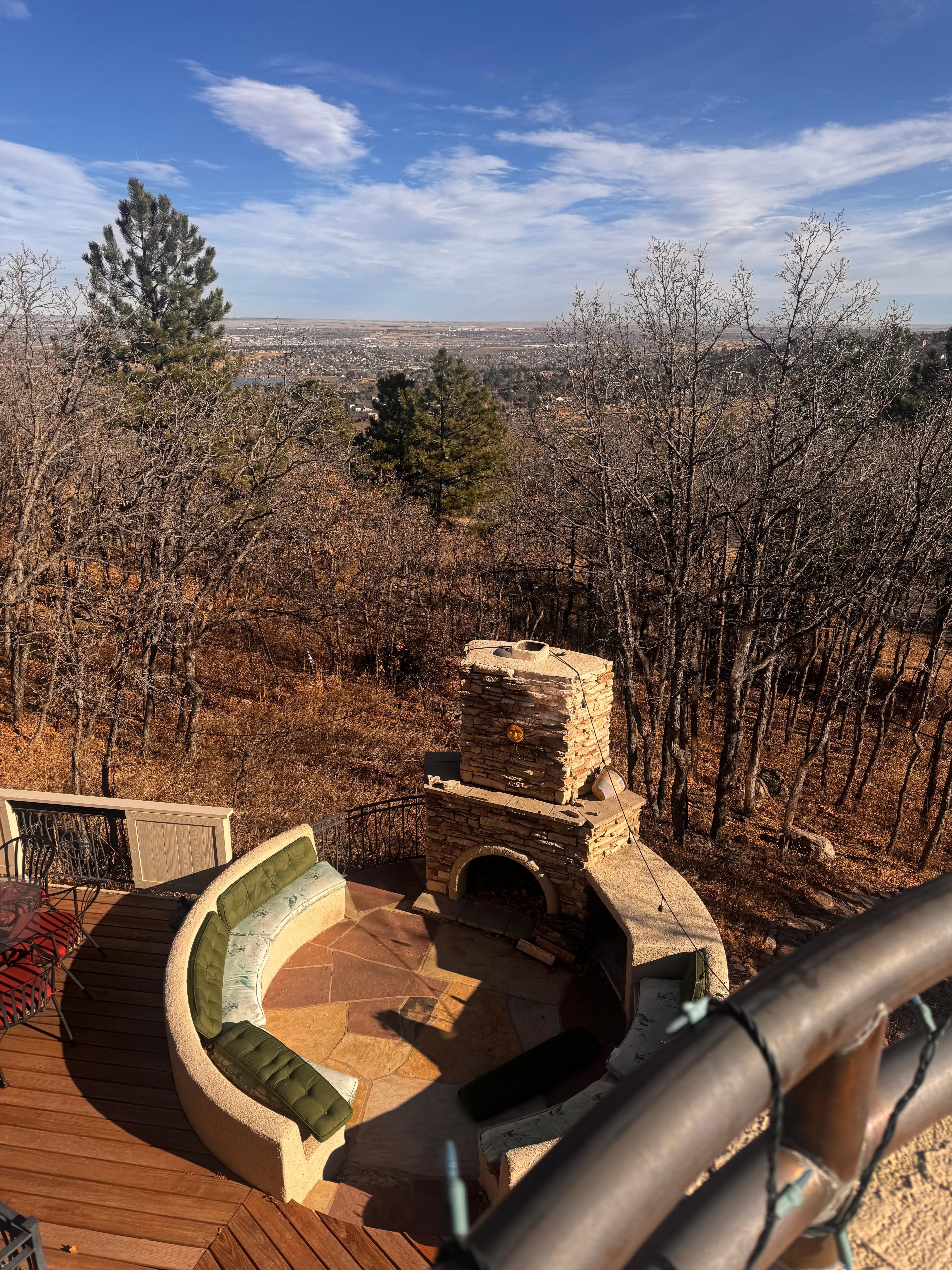 Only one of the many beautiful views from this awesome home 