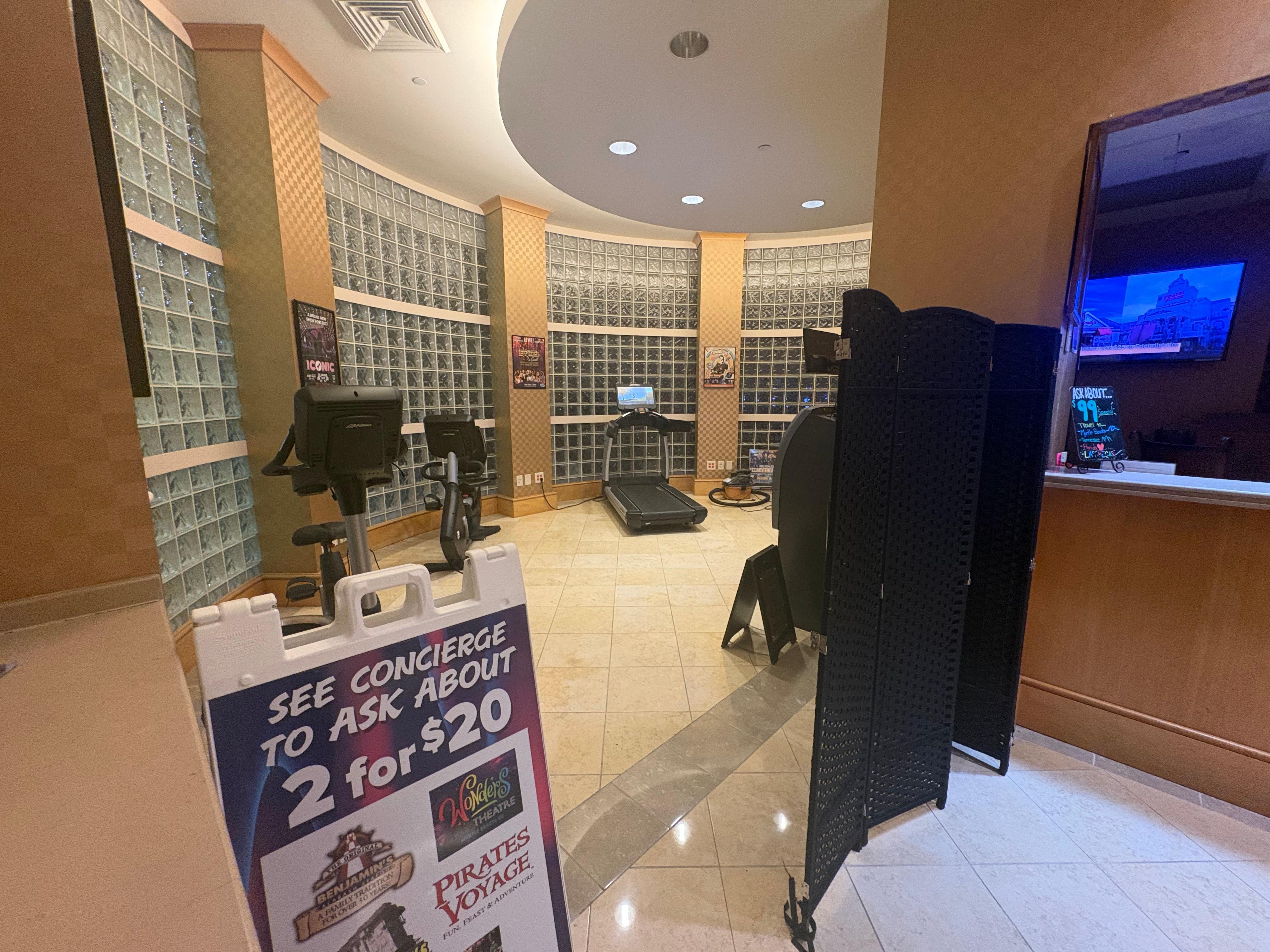 Luxury fitness gym…. Found in the concierge room for 2 days