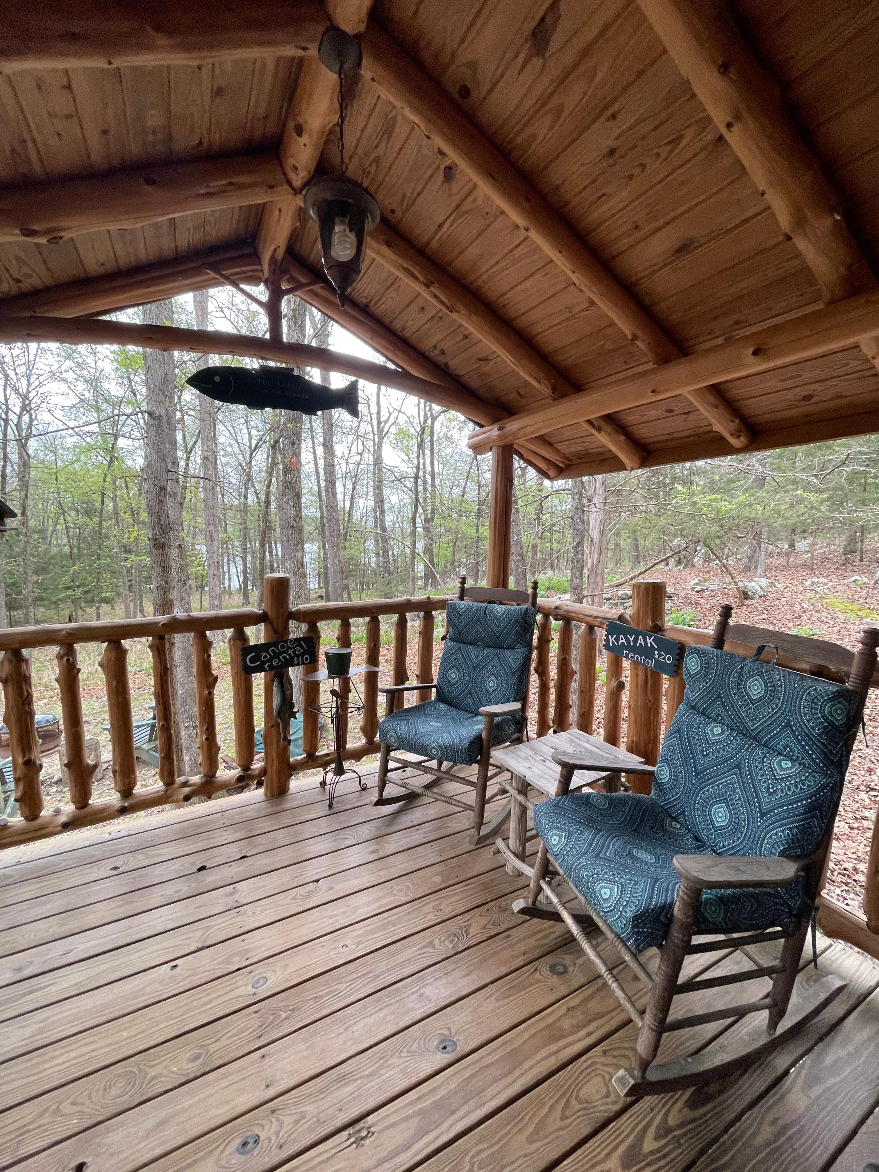 The back of the cabin
