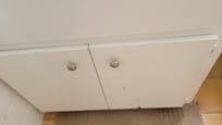 bathroom cabinets are peeling