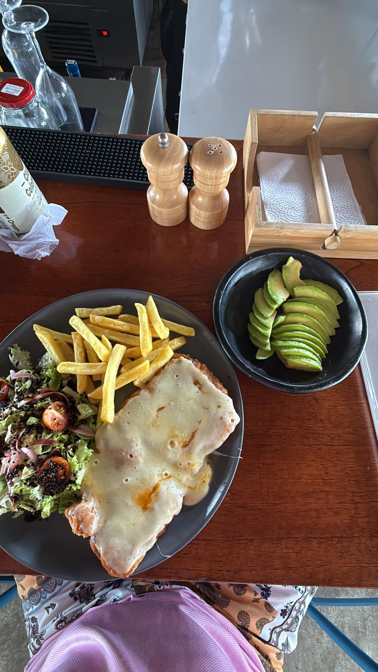 The food is fire 