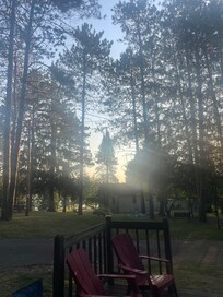 View off the deck in the morning
