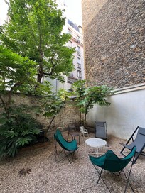 Relaxing courtyard