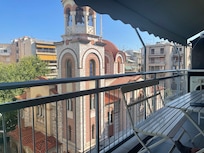 From the balcony
