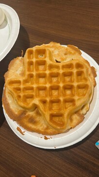 Texas shaped waffle