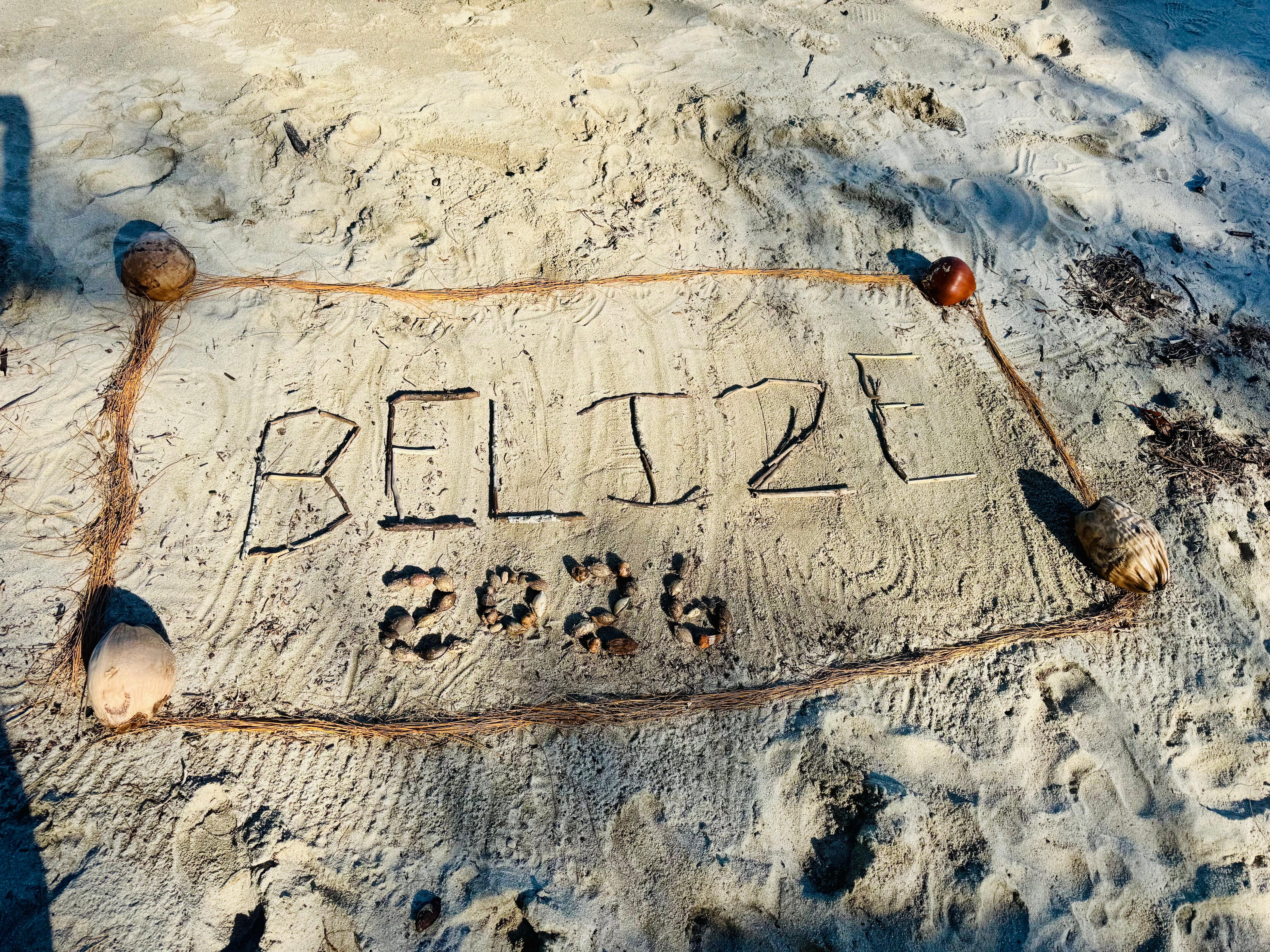 Breach in front of cabana