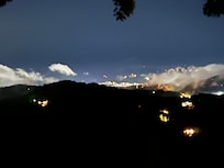 After a rain shower came through on our last night.