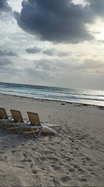 The beach area from the rresort