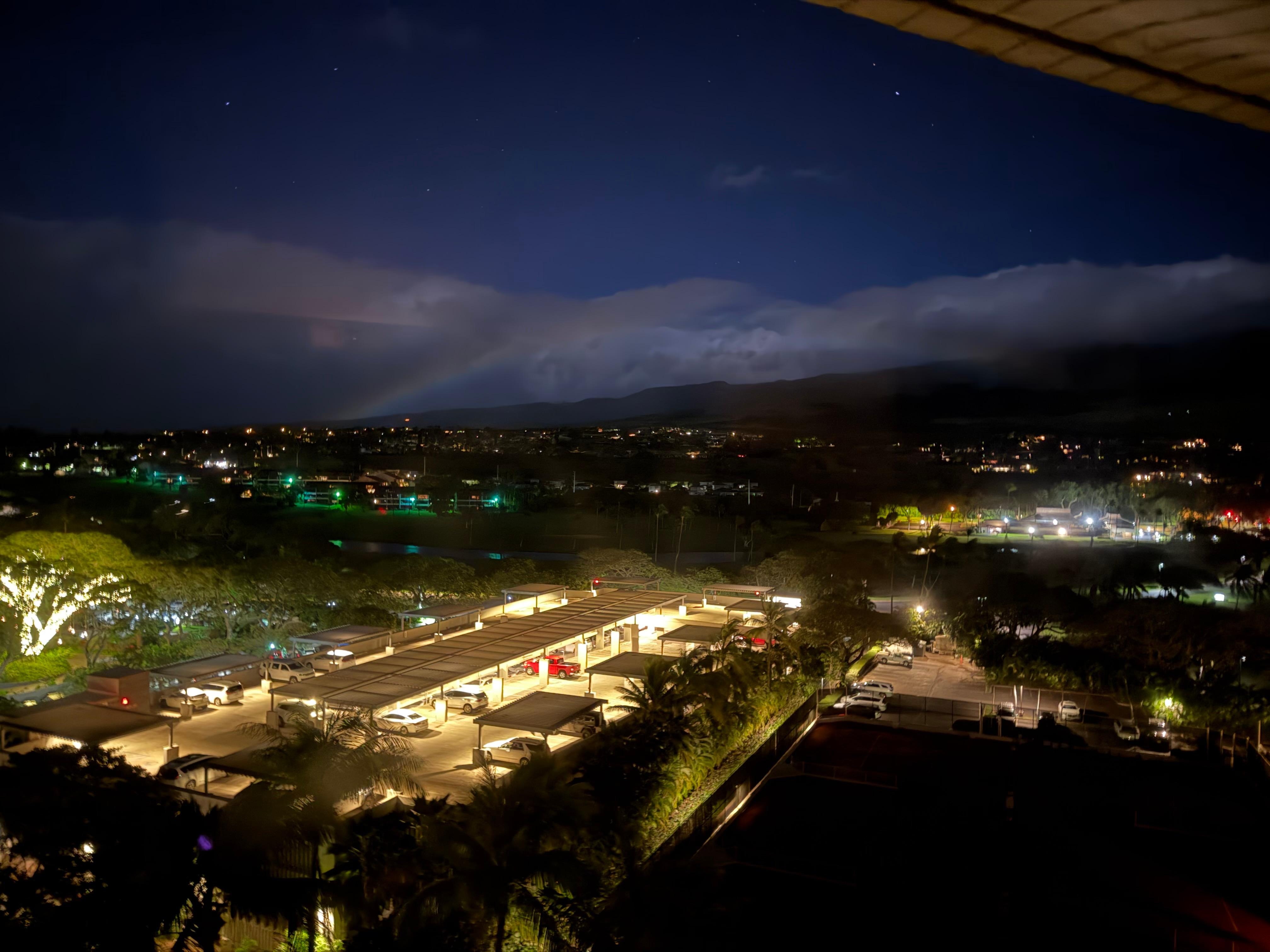 Rainbow caused by the Moon. 