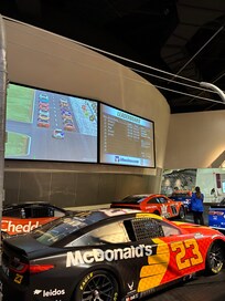 4 minute walk to NASCAR museums