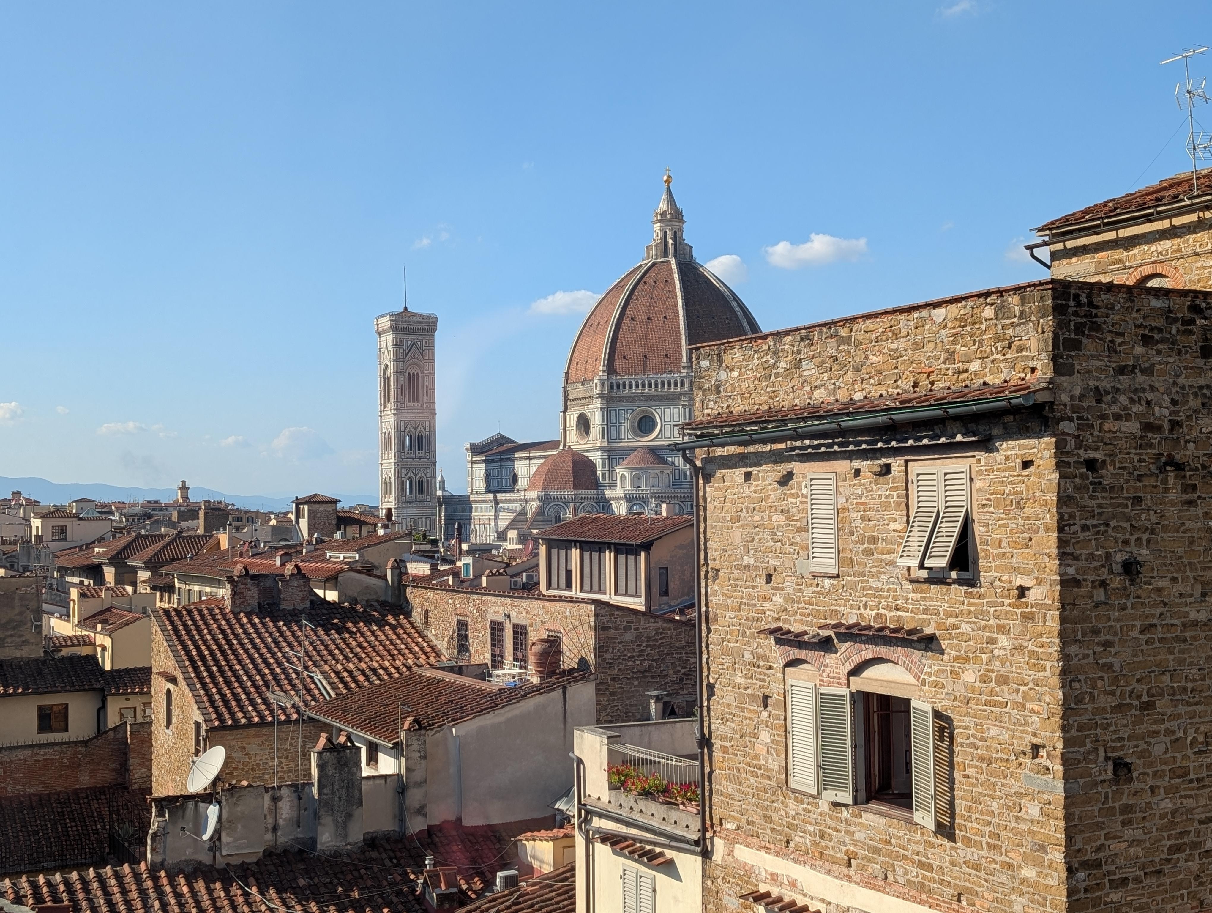 View from top floor living room