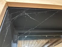 Spider web in main dining area.