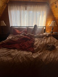 Pj day all day in the cozy comfy master bedroom